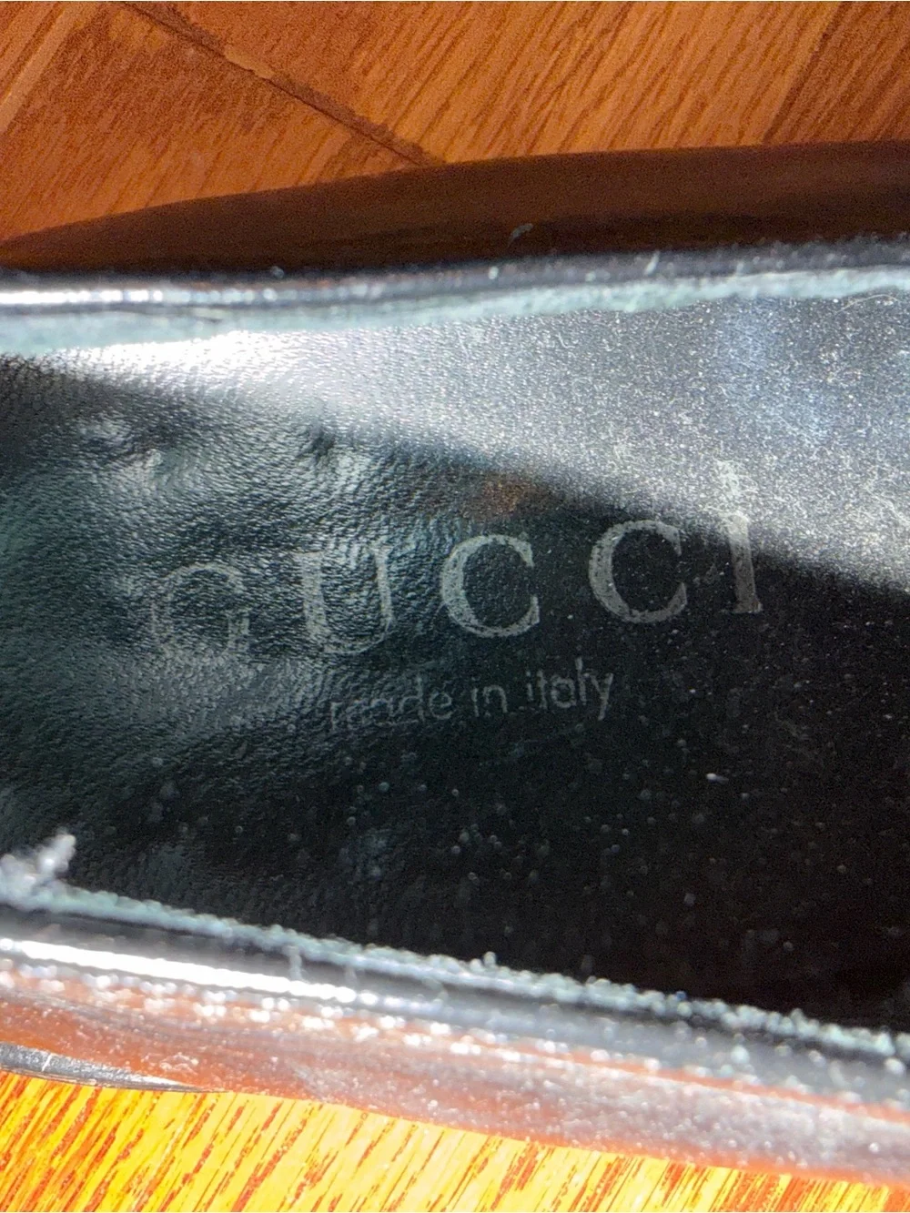 Gucci Black Leather Men’s Bit-Detail Slip-On Loafers
